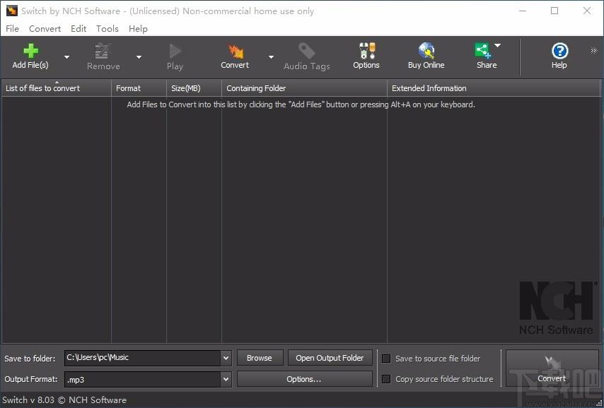 Switch Audio File Converter下载,音频转换软件,音频转换