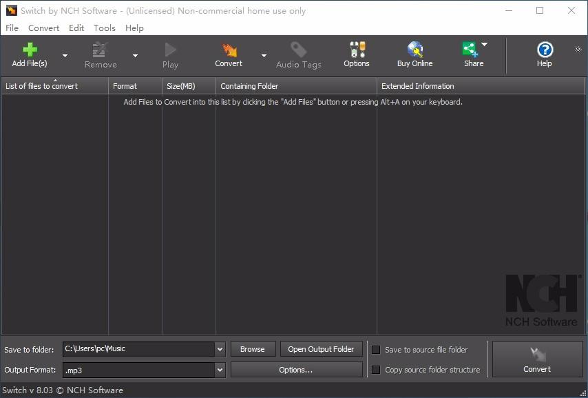 Switch Audio File Converter下载,音频转换软件,音频转换