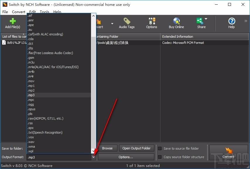 Switch Audio File Converter下载,音频转换软件,音频转换