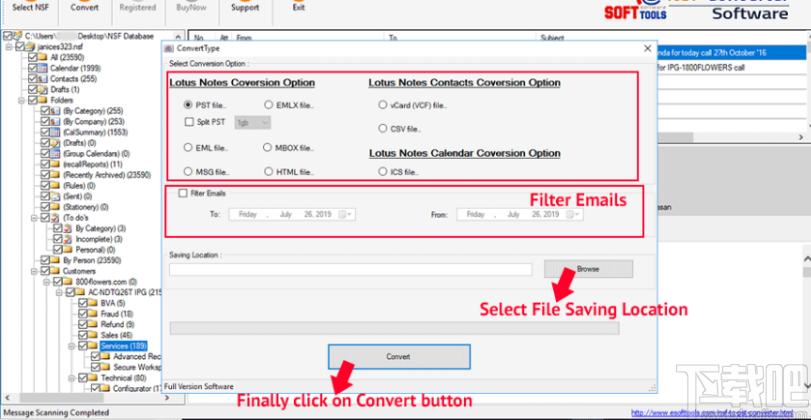 eSysInfoTools NSF to PST Converter,文件转换,格式转换