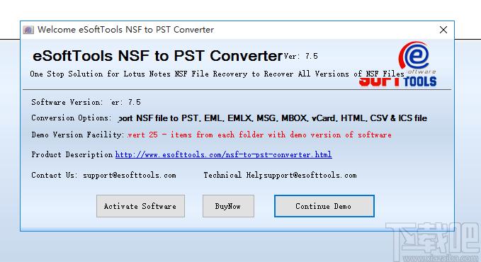 eSysInfoTools NSF to PST Converter,文件转换,格式转换