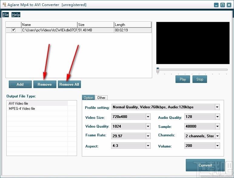 Aglare Mp4 to AVI Converter下载,mp4转avi转换器