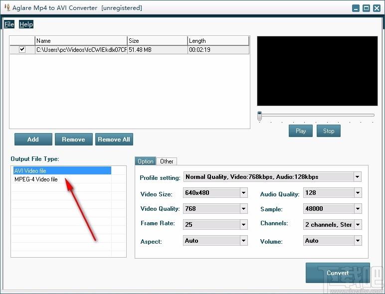 Aglare Mp4 to AVI Converter下载,mp4转avi转换器