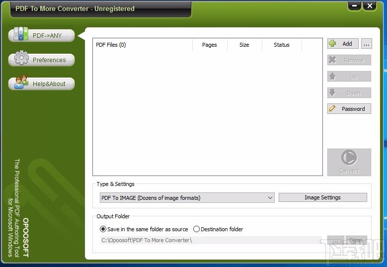 PDF To More Converter,PDF文件格式转换器,PDF转换