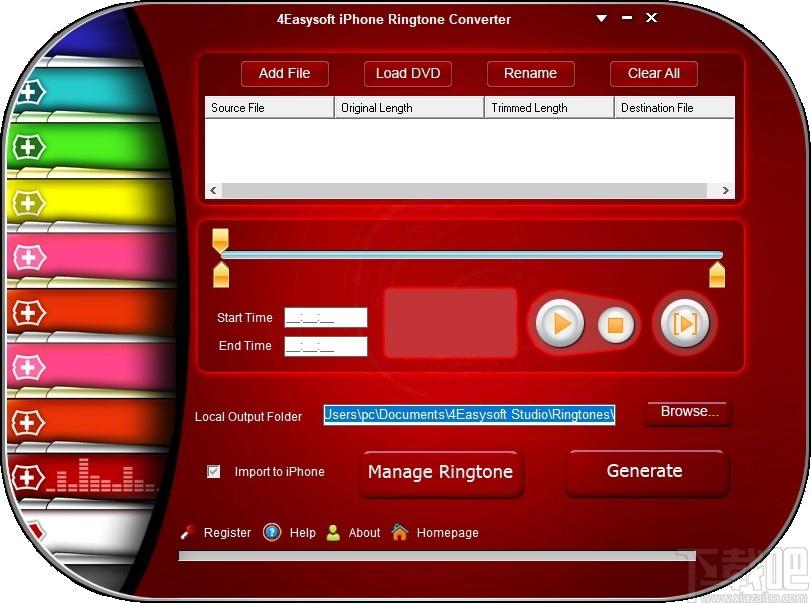4Easysoft iPhone Ringtone Converter下载,音频处理,铃声制作,铃声编辑