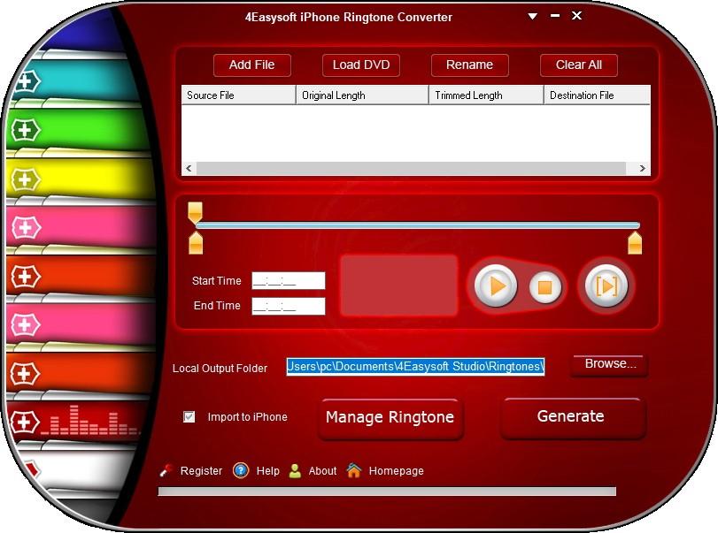 4Easysoft iPhone Ringtone Converter下载,音频处理,铃声制作,铃声编辑