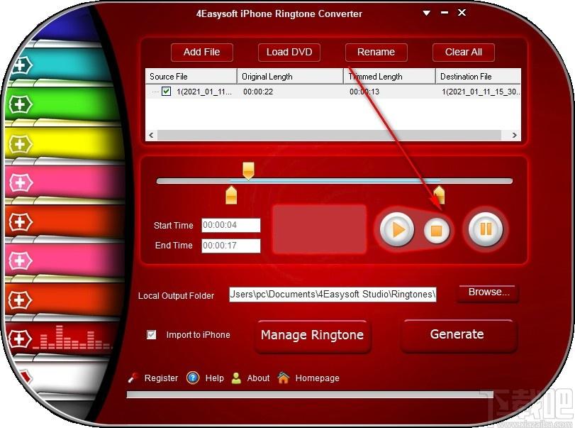 4Easysoft iPhone Ringtone Converter下载,音频处理,铃声制作,铃声编辑