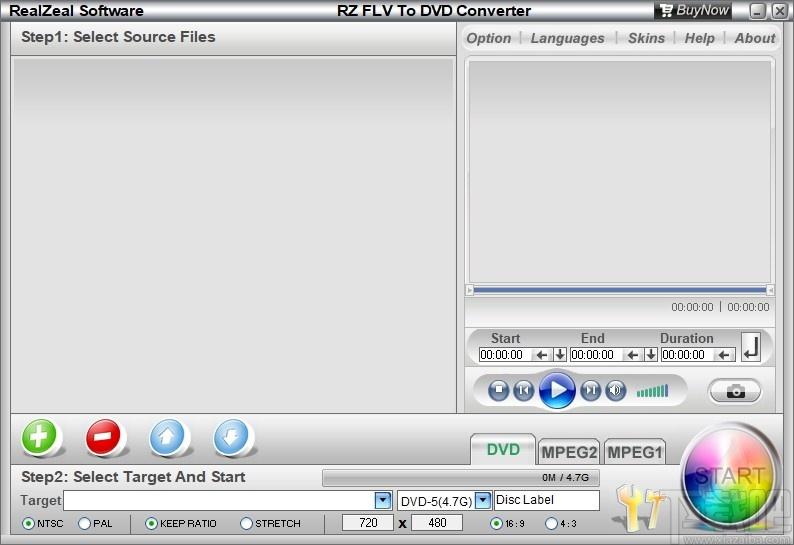 RZ Flv To DVD Converter下载,Flv转换DVD工具,视频转换