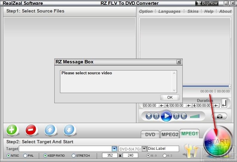 RZ Flv To DVD Converter下载,Flv转换DVD工具,视频转换
