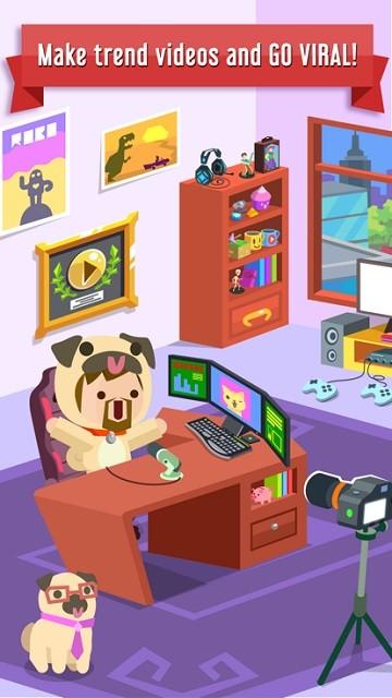Vlogger Go Viral手游下载,vloggergoviral,闲置游戏,模拟游戏