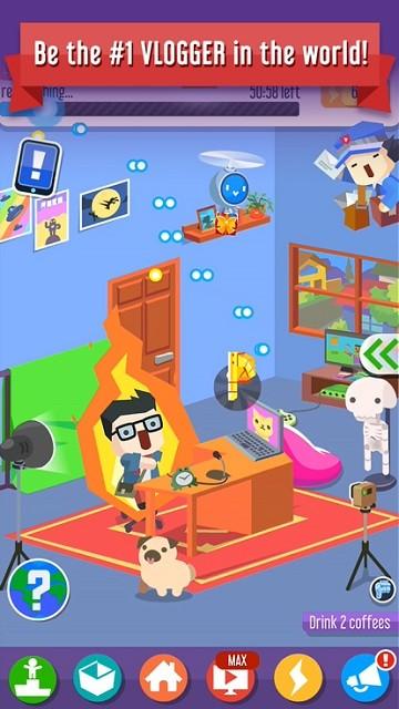 Vlogger Go Viral手游下载,vloggergoviral,闲置游戏,模拟游戏
